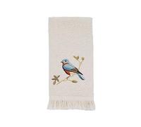 Avanti Linens Gilded pájaros Toalla de baño, Crema, Fingertip