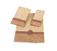 Avanti Linens Juego de Toallas de 3 Piezas con puño Trenzado