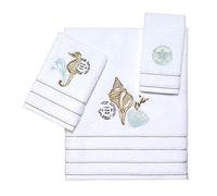Avanti Linens - Juego de Toallas de 3 Piezas, Toallas de algodón Suaves y absorbentes, Accesorios de baño inspirados en la Granja (colección de Conchas)