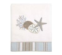 Avanti Linens por el mar Toalla de baño, algodón, Blanco, Hand