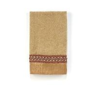 Avanti Linens Puño Colección de puños Trenzados, Algodón, Dorado, Toalla de baño