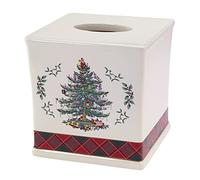 Avanti Linens Spode - Colección de tartán para árbol de Navidad, Resina, Multicolor, Cubierta de pañuelos