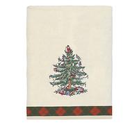 Avanti Linens Spode - Toalla de baño, diseño de árbol de Navidad, Color Marfil