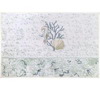Avanti Linens - Tapete de baño, Alfombra de baño de algodón, decoración del hogar Inspirada en el mar (colección Coastal Terrazo, 20 x 30 Pulgadas)