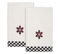 Avanti Linens Tis The Season Collection - Juego de Toallas para Dedos de 2 Piezas