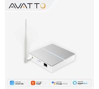 AVATTO Tuya ZigBee Gateway con antena puente de enlace inteligente Hub de malla con cable automatización del hogar funciona con Alexa Google Home GW60T-Wired-S