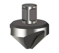 Avellanador HSS de 30, 40 y 50 mm con vástago Weldon de 3/4", 3 hojas, biselador de 90 grados for taladro magnético y biselado.(30mm)