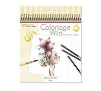Avenue Mandarine Cuaderno de colorear Wild de Emmanuelle Colin – Edición colector 20 x 1 x 25,5 cm