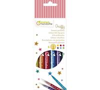 Avenue Mandarine - Juego de rotuladores de punta de fieltro con purpurina, bolsillo, multicolor (6 en unidades)