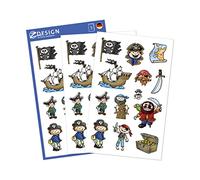Avery Zweckform 53197 - Pegatinas para niños, model pirata, 39 pegatinas