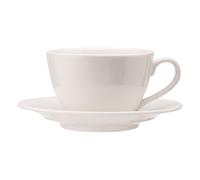 Avet Taza de Desayuno con Plato 330 ml Blanco