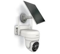 Avidsen HomeCam Prim-O PTZ - Cámara de vigilancia exterior WiFi solar 2,5 K, motorizada 360 °, doble banda, 2,4 y 5 GHz, detección de silueta y autotracking, sirena, inalámbrica, IP65