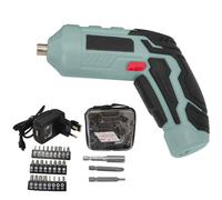 Avilia Kit mini taladro 4 V con batería 1500 mAh con 34 accesorios y estuche - Destornillador con luz LED integrada, ideal para trabajos de bricolaje, pequeño y potente