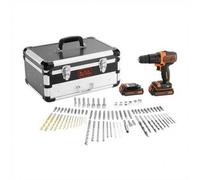 Black + Decker Taladro de percusión 18 V con 80 accesorios