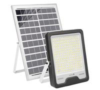 Avizar, foco LED solar de 20W y 25000mAh para iluminación exterior, color negro
