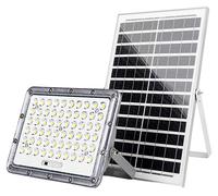 Avizar, foco LED solar para exteriores, 9000K, con sensor automático, color gris