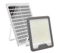 Avizar Proyector Solar LED 16W con Panel Solar 20W y Detección Automática, Gris