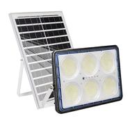 Avizar Proyector Solar LED 19W con Panel Solar 20W y Detección Automática, Gris