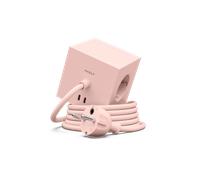 Avolt Regleta eléctrica Square 1. toma de corriente y USB-C 30W 3 m New Pink
