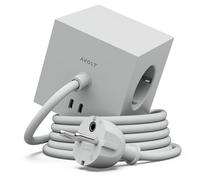 Avolt Regleta eléctrica Square 1. toma de corriente y USB-C 30W 3 m Gotland Gris