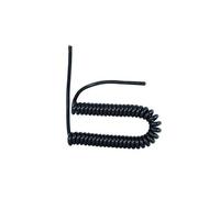 AW-Tools 05VVH8-F - Cable en Espiral (3 Pines, 10 m, 3 x 1,00 mm), Color Negro