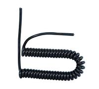 AW-TOOLS 05VVH8-F - Cable en espiral (4 pines, 5 m, 4 x 1,00 mm), color negro