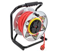 AW Tools - Cable de extensión con enchufe AW3229 (50 m) (Rojo)