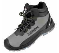 AW Tools - Zapatos de seguridad "Xenon" uni para hombre/mujer, de corte alto, modelo AW1356 (talla 43 EU), color negro/gris