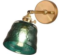 AWEITG Aplique de pared LED regulable Aplique largo de madera de bambú de 12 W for dormitorio, pasillo, sala de estar, recibidor y porche - Diseño rústico vintage minimalista nórdico(Walnut Color,46