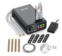 AWithZ UK3 Kit de Soldador por Puntos Portátil para Baterías, Doble concentración,Soldadora 10000mAh con Corriente Instantánea Máx. 1650A,1-100 Niveles, 3 Modos, Pedal, Lápices de WP110 Soldadura