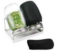 AwnsIMfreien Brotes, Kit de Cultivo de brotes de Frijol, Kit de Cultivo Multiusos con circulación de Aire y Drenaje con 2 Botellas para Semillas de Alfalfa, Modernos