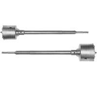 AWTOOLS: Broca para hormigón con punta tipo KRONE, para diámetros de 65 mm y 80 mm, con sistema SDS PLUS y mango de 350 mm