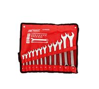 Awtools flat and ring wrench set 12pcs / 8mm-24mm, includes a variety of sizes for versatile use, perfect for automotive and DIY projects. Ideal as a fixed key set for mechanics and home repairs.