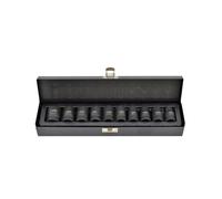 Awtools impact socket set 1/2" with 10 pieces, guaranteed for 3 years, perfect for heavy-duty tasks and compatible with various impact wrenches.