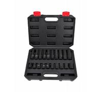 AWTOOLS JUEGO DE EMBALAJE DE IMPACTO DE 1/2" 20 piezas. LÍNEA NEGRO CORTA Y LARGA