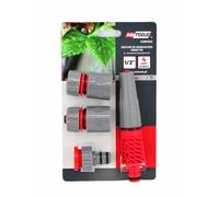 Awtools kit de riego 4 piezas 1/2', distribución uniforme, instalaci?