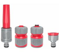 Awtools kit de riego 4 piezas 1/2', mango de goma, distribución unifo