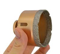 Awtools, m14 51 mm, corona diamantada, para perforaciones grandes en g