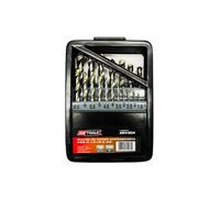 Awtools wiertła do metalu hss-g komplet 19elem. /1,0 - 10,0mm/