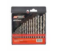 Awtools wiertła do metalu hss-g komplet 19elem. /1,0-10,0mm/