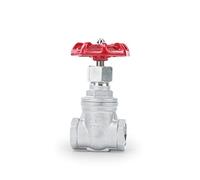 AWWVRLMM 1/2 quot; 3/4 1 2 Válvula de compuerta Acero Inoxidable SS304 Hilo Femenino, DN15, DN20, DN25, DN32, DN40, DN50, válvula Recta,6 MPa, Uds(DN25)