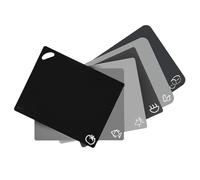 Axer 6x Tabla de Cortar Plastico flexible sin BPA - grande 38x30,5cm | Tabla de cortar antibacteriana - Tabla cortar polietileno - Tablas de cocina - Tabla para cortar cocina - Cutting board set