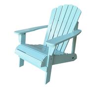 AXI Carmen Silla adirondack, de Madera, azul Pastel | Para Jardin, Terraza 1 persona | Con Respaldo alto 90 x 78 x 93 cm 14 kg