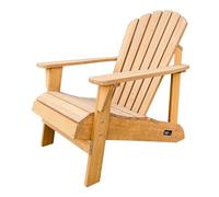 AXI Carmen Silla adirondack, de Madera, Beige| Para Jardin, Terraza 1 persona | Con Respaldo alto 90 x 78 x 93 cm 14 kg