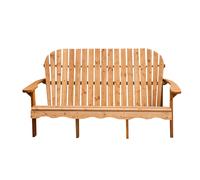 AXI Isabelle Banco de jardin de madera, 3 plazas | Banco de jardin estilo adirondack, madera de pino mixta FSC, respaldo alto / 3 personas | 173 x 90 x 91 cm, peso mAXImo: 300 kg.