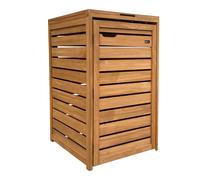 AXI Lex Cobertizo de contenedor de basura, madera 100 % hemlock | Contenedor para 1 cubo de basura | Contenedor - Max. 240 l