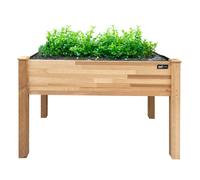 AXI Maceta elevada, marron | Maceta FSC 100 % madera de cicuta - Tamano manejable para jardin/balcon/terraza - 122 x 61 x 78 cm