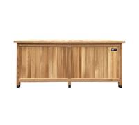 AXI Milo Caja de almacenamiento de madera - Buin - Caja de almacenamiento para debajo del cobertizo o en casa con fondo y cerradura - 160 x 70 x 62 cm