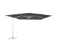 AXI Nima Sombrilla Terraza Blanco, gris - Sombrilla Grande rectangular 300x300 cm - Sombrilla para jardin con marco de aluminio - Rotacion 360Grados - Parasol Terraza inclinable - Resistente a los ray