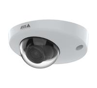 Axis 02671-001 surveillance camera with IP66 rating, 2 MP, 1920 x 1080 resolution, wall-mounted design, wired Ethernet, ideal for indoor security monitoring. Features Lightfinder technology for low-li